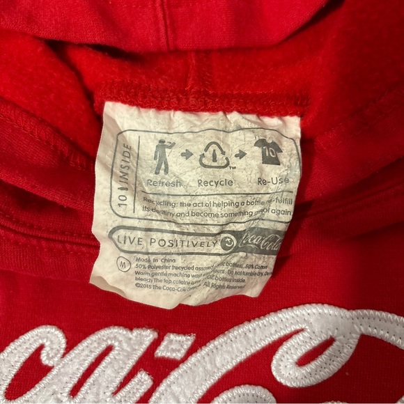 Red Coca-Cola Hoodie - Picture 3 of 5